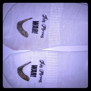This Means War Christian Socks